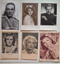 Lotto 6 Cartoline - Foto Attori Cinema Anni '30
