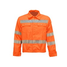 giubbino e Pantalone sfoderato alta visibilità 60%cot. 40%pol. 3M    tg50