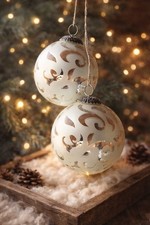 2 palline natalizie albero di