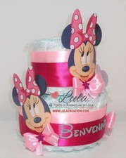 Torta Pannolini Cartoons, personaggio personalizzabile nascita battesimo shower