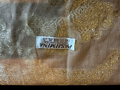 Sciarpa donna pashmina beige - sciarpa,