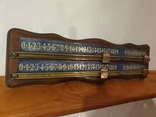 Antico segnapunti biliardo