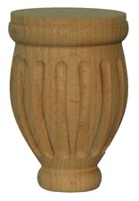 4 Piedini per mobile in legno