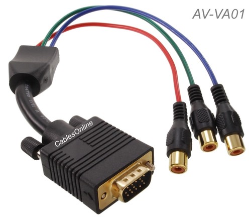Cavo vga maschio componente - vga,
