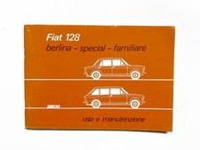 MANUALE USO E MANUTENZIONE FIAT 128 - berlina - special - familiare