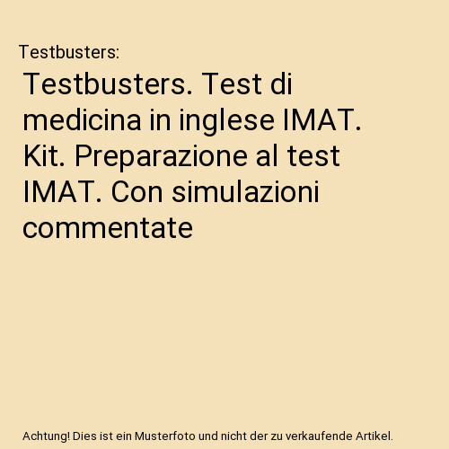Testbusters test medicina - test,