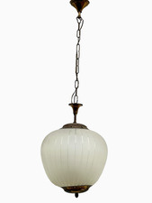 LAMPADA SOSPENSIONE ANNI 50 VETRO MURANO STILE DOMINIONI STILNOVO VENINI MAZZEGA