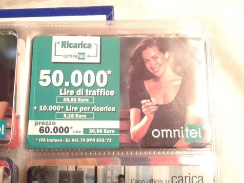 Ricarica telefonica omnitel - ricarica,