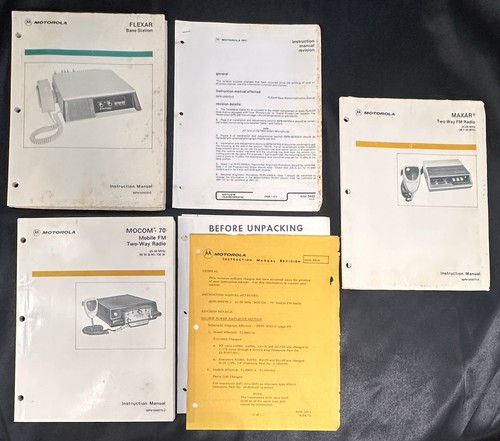 Motorola mocom flexar maxar - mocom, 70~flexar~maxar