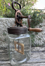 Vecchia zangola -per fare burro-3 litri -   arredo cucina