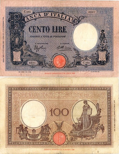 Italia regno 100 lire 1934 - regno,