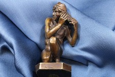 Scultura Pescatore bronzo