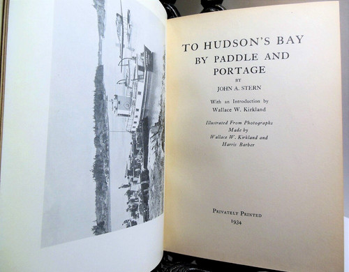 1934 hudson bay by paddle - bay,