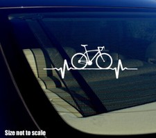 Street Bike Heartbeat Decal