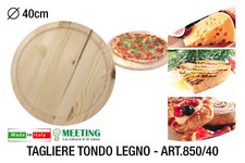 TAGLIERE TONDO LEGNO CM.40