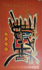 Affiche Air France Mexico