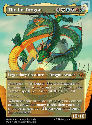 Mtg the dragon commander - mtg,