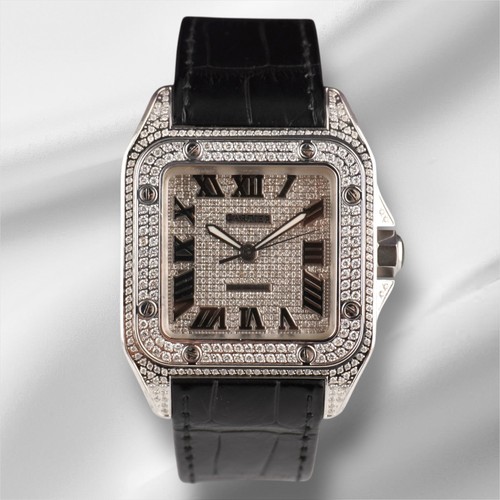 Cartier santos 100 - xl, uomo