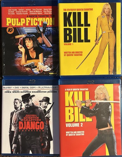 Quentin tarantino blu ray - tarantino, 4-blu-ray