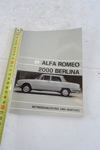 Alfa romeo 2000 berlina - romeo,