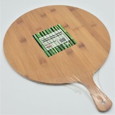 TAGLIERE IN BAMBOO "NATURE" TONDO CON MANICO D.35CM