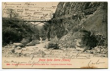 1905 Ponte della Serra Cesio GULLER Feltre Belluno FP B/N VG