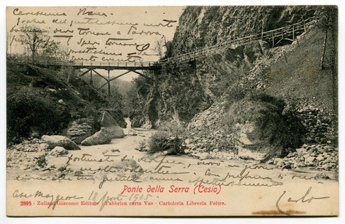 1905 ponte della serra - serra, cesio
