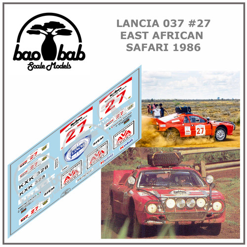 Calcas lancia 037 - 1/43,