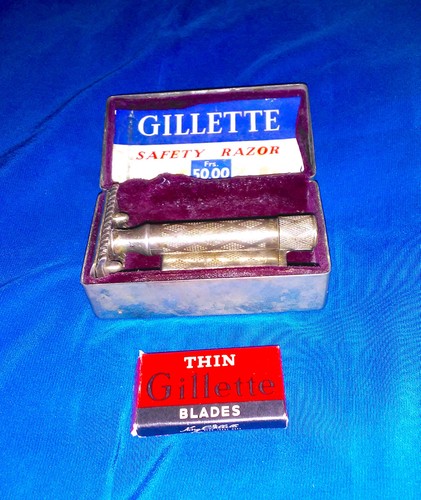 Gillette rasoio vintage con - gillette,