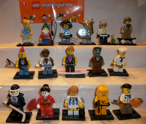 Lotto lego 8804 minifigures - lotto,