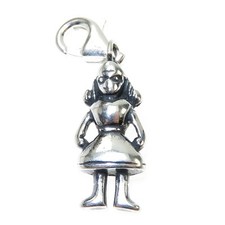 Ciondolo bimba in argento