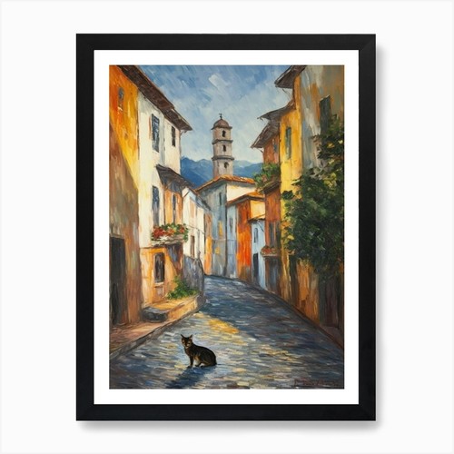 Quadro una strada - di,