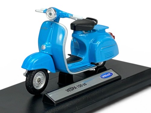 Welly vespa 150cc blu 18 - welly,