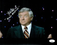 Michael Villani Firmato 8x10 Uomo sulla Luna Merv Griffin Autentico Auto JSA COA