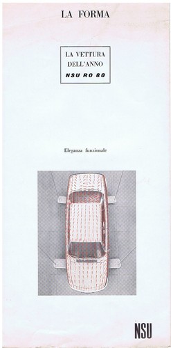 Brochure depliant auto nsu - depliant,