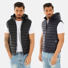 Mens sleeveless hooded - mens,