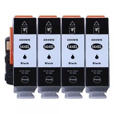 4x Black Ink Cartridge replace