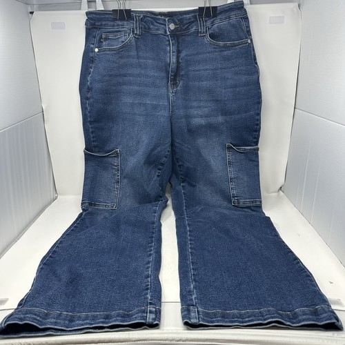 Jeans cargo blu judy donna - cargo,