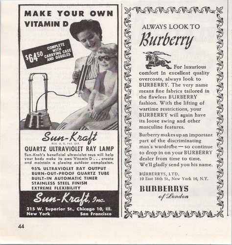 Sun kraft 1946 vintage stampa - 1946,