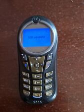 MOTOROLA C115 FUNZIONANTE  CON CARICABATTERIA 