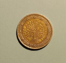 Moneta 2 euro francese Albero della Vita 2001 - rara - Errori Conio