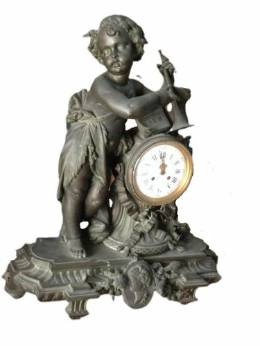 Enorme orologio bronzo - enorme,