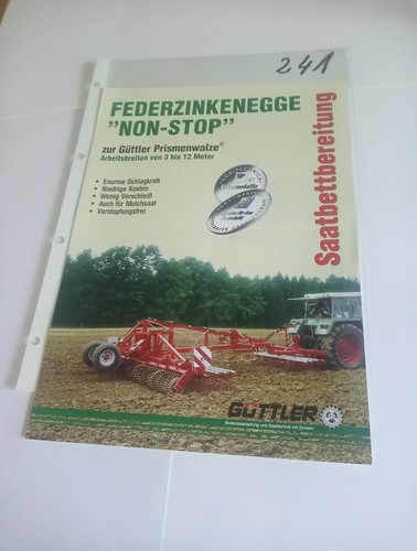 Brochure trattore depliant