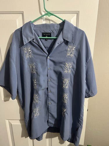 Camicia uomo offshore ricamata