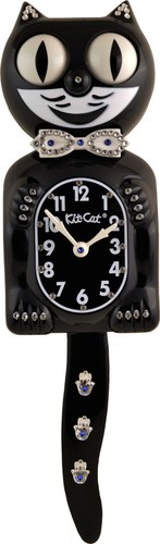 Kit cat klock - klock, trasparente/blu