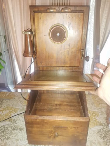 Antico telefono parete - telefono, da