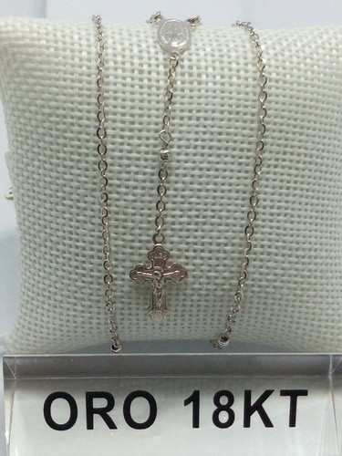 Collana oro bianco - collana, in