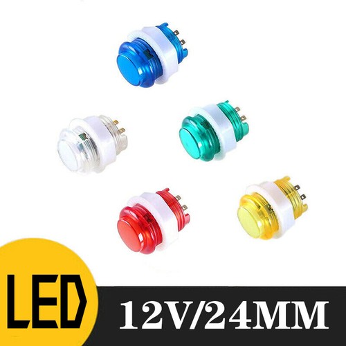 Pulsanti led arcade 24mm - pulsanti,