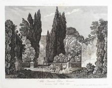 stampa antica: VILLA D'ESTE A