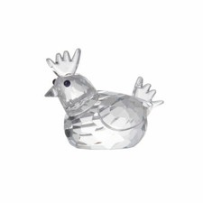 Statuina gallina cristallo da